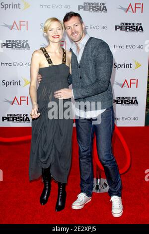 Jaime King and Kyle Newman arriving for Prince of Persia: The Sands of Time Premiere held at Grauman's Chinese Theatre in Los Angeles, CA, USA on May 17, 2010. Photo by Tony DiMaio/ABACAPRESS.COM (Pictured: Jaime King, Kyle Newman) Stock Photo