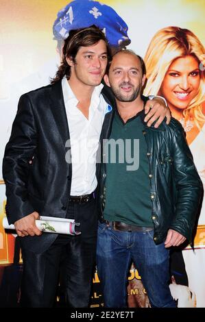 Aurelien Wiik and guest arriving for the premiere of 'Fatal' held at the Grand Rex in Paris, France on June 14, 2010. Photo by Nicolas Briquet/ABACAPRESS.COM Stock Photo