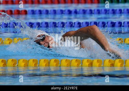 France's Sebastien Rouault swimming in the 400 m freestyle men at the ...