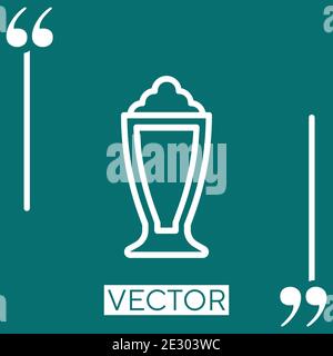 frappe Linear icon. Editable stroke line Stock Vector