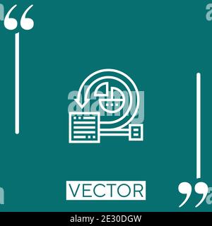 scrum vector icon Linear icon. Editable stroke line Stock Vector