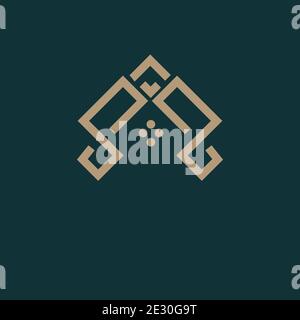 creative luxury logo vector Stock Vector