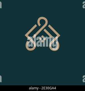 creative luxury logo vector Stock Vector