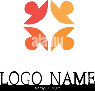 baby adoption and community care logo vector Stock Vector