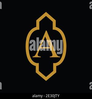 creative luxury hotel logo vector Stock Vector
