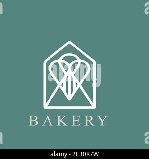 Coffee shop and bakery logo vector design template Stock Vector