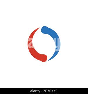 Business finance logo vector illustration Stock Vector