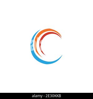 Business finance logo vector illustration Stock Vector