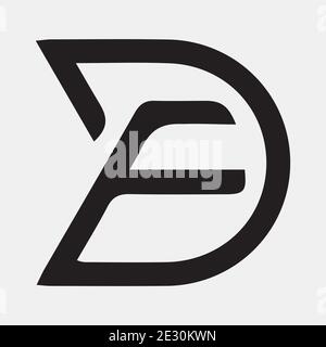 Initial letter D logo vector Stock Vector