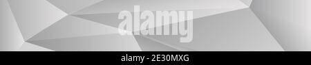 Abstract gray triangles background in different sizes - illustration Stock Photo