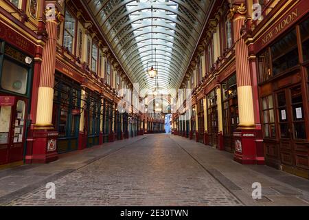 Leadenhall Market, Gracechurch Street, Lime Street, Langbourn, City of London, United Kingdom