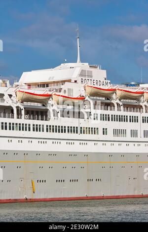 SS Rotterdam, former liner today used as museum and hotel Stock Photo