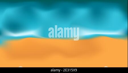 Sand and ocean Stock Vector