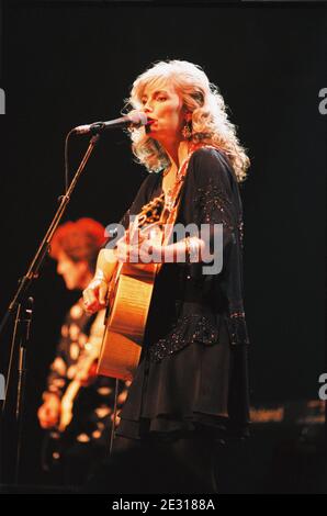 Emmylou Harris in concert as part of the American Music Tour 1995, held ...