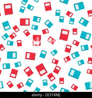 seamless pattern. Abstract  Illustration Back to School Poster Background Stock Photo