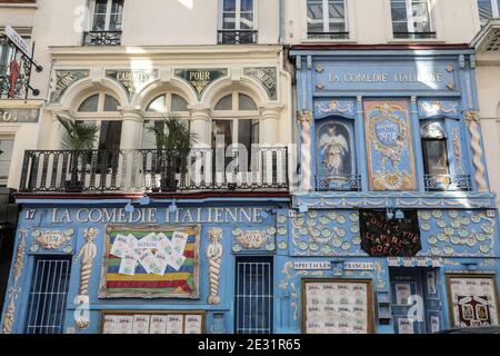 COMEDIE ITALIENNE THEATER, PARIS Stock Photo