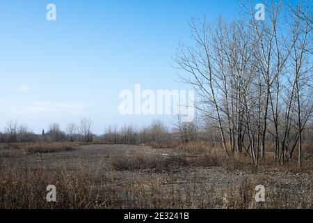 Steelworkers park, former site of the US Steel South Works Stock Photo