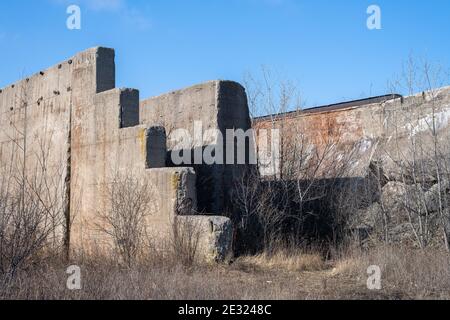 Steelworkers park, former site of the US Steel South Works Stock Photo