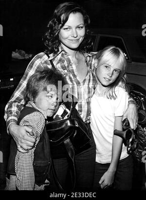 Michelle Phillips With Son Tamerlayne And Daughter Chynna  Credit: Ralph Dominguez/MediaPunch Stock Photo