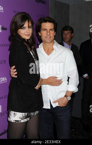 Hollywood A-listers Tom Cruise and Katie Holmes are divorcing, bringing an end to a five-year marriage. The office of celebrity divorce lawyer Jonathan Wolfe confirmed the divorce on June 29, 2012.. 'This is a personal and private matter,' he said in a statement. They have a six-year-old daughter, Suri, and Cruise, 49, has two children from his marriage to Nicole Kidman. Cruise married Holmes, 33, his third wife, in an Italian castle in November 2006. File photo : Katie Holmes and Tom Cruise attend the premiere of 'The Romantics', hosted by the Cinema Society, held at the AMC Loews 19th Street Stock Photo