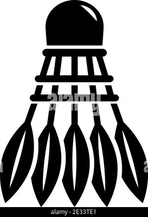 shuttlecock vector icon, badminton, sport vector design Stock Vector