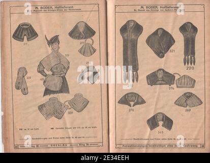 M. Boden, Breslau, Katalog Winter 1917-18 -18. Stock Photo