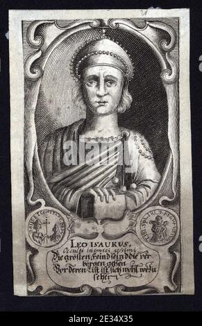 Leo III. (Byzanz) (Tripota). Stock Photo