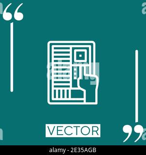 puzzle game vector icon Linear icon. Editable stroke line Stock Vector