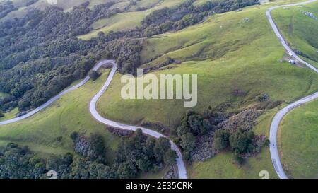 Aerial Mountains Shot Stock Photo