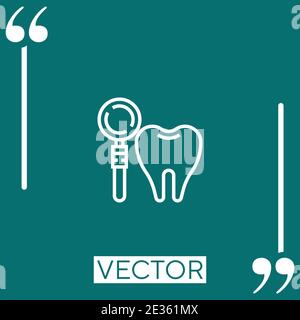 decay vector icon Linear icon. Editable stroke line Stock Vector