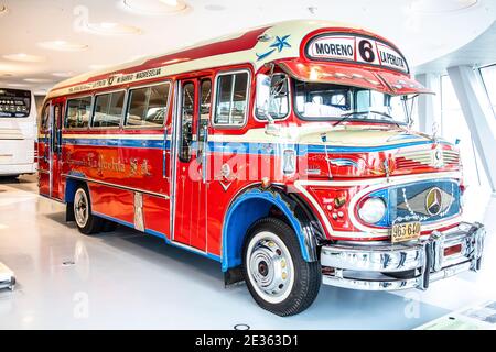 STUTTGART, GERMANY, 2019: Vintage bus Mercedes-Benz LO 1112 STUTTGART, GERMANY, 2019: Vintage bus Mercedes-Benz LO 1112