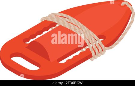 Lifeguard float icon. Isometric of lifeguard float vector icon for web design isolated on white background Stock Vector