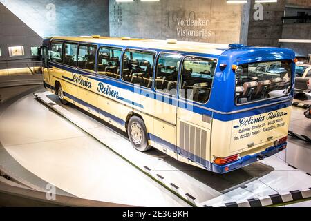 STUTTGART, GERMANY, 2019: Vintage bus Mercedes-Benz LO 1112