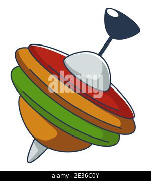 Jojo colorful toy for kids, playing yoyo vector Stock Vector