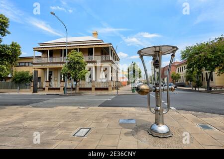 The Maryborough Heritage Precinct with a match making machine, Maryborough, Queensland, QLD, Australia Stock Photo