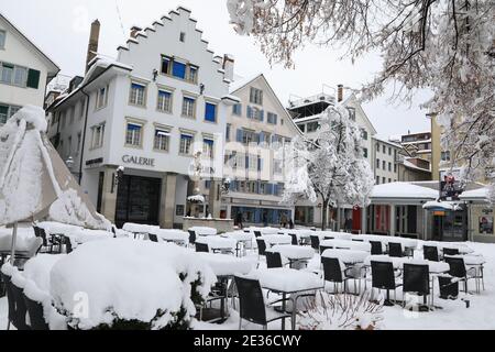 While The Lake Geneva Basin Is Under A Dull Rain The North Of Switzerland Is Experiencing