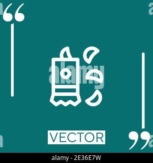 jelly beans vector icon Linear icon. Editable stroked line Stock Vector