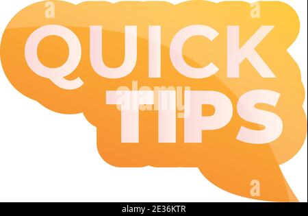 Helpful tips icon. Cartoon of helpful tips vector icon for web design isolated on white background Stock Vector