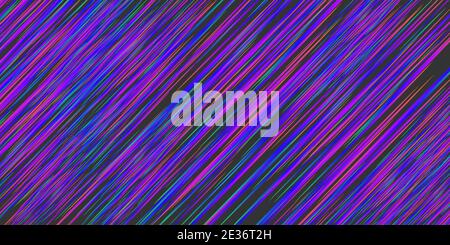 Speed background with bright colored diagonal lines. Movement line pattern. Vector illustration Stock Vector