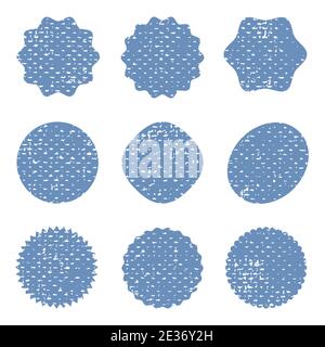 Distress Badge Template Stock Vector