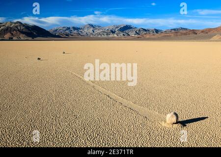 Race Track, Death Valley National Park, California, USA Stock Photo