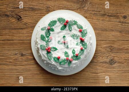 English Christmas cake Stock Photo