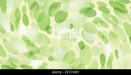 Abstract green circle decorative of geometric elements mesh pattern design backdrop. Overlapping for swirl presentation decor background. Stock Vector