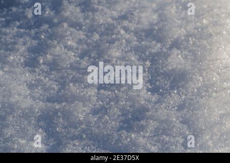 Seamless Close View White Snow Background Texture Stock Photo