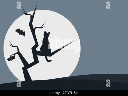 Vector illustration on a halloween theme.  Stock Vector