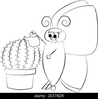 It can be used for childs colouring, icons, web, postcards, decor, pacaging, prints for things, covers for notebooks, decoration of boxes for toys, st Stock Vector