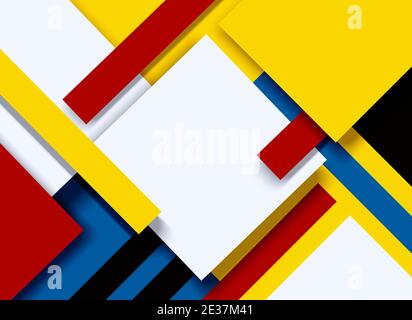 Abstract geometric multi-layered background Stock Vector