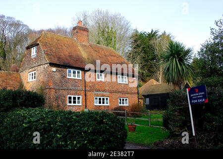 residential property for sale in westbere village east kent uk january 2021 Stock Photo