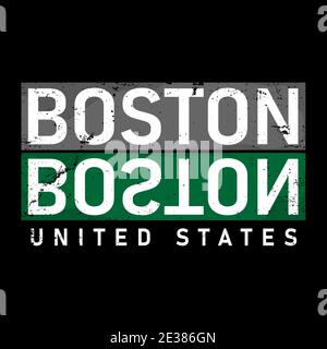 Premium Vector  Boston massachussets typography tshirt design