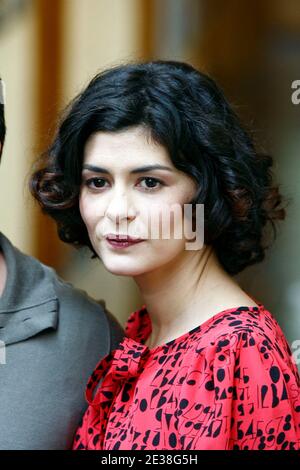 French actress Audrey Tautou poses for photographers during photocall for the new movie 'Les vrais mensonges' in Lille, France, 23 November 2010. Photo by Sylvain Lefevre/ABACAPRESS.COM Stock Photo